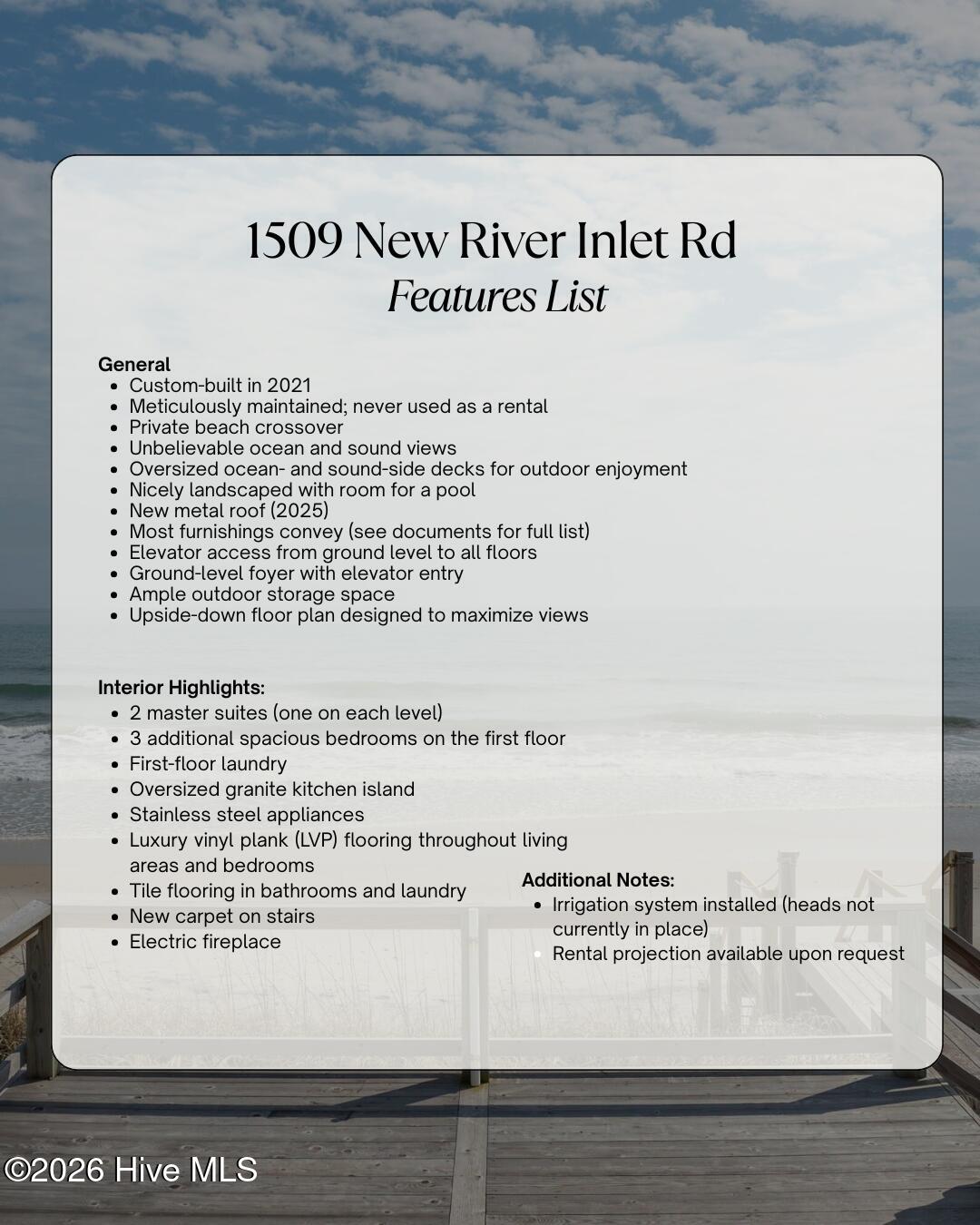 1509 New River Inlet Road