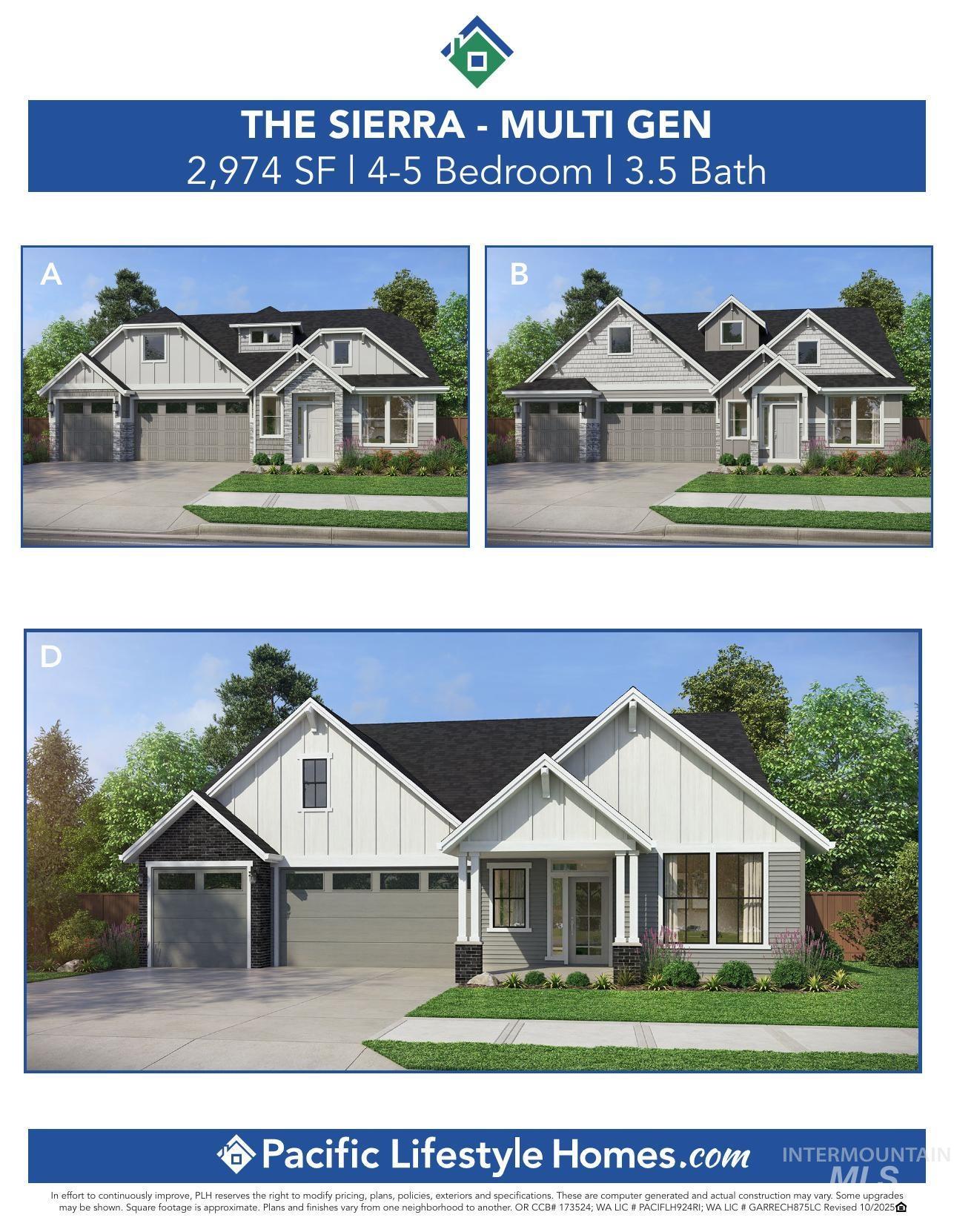 7856 W Flathead Lake Street Unit: Sierra Multi Gen