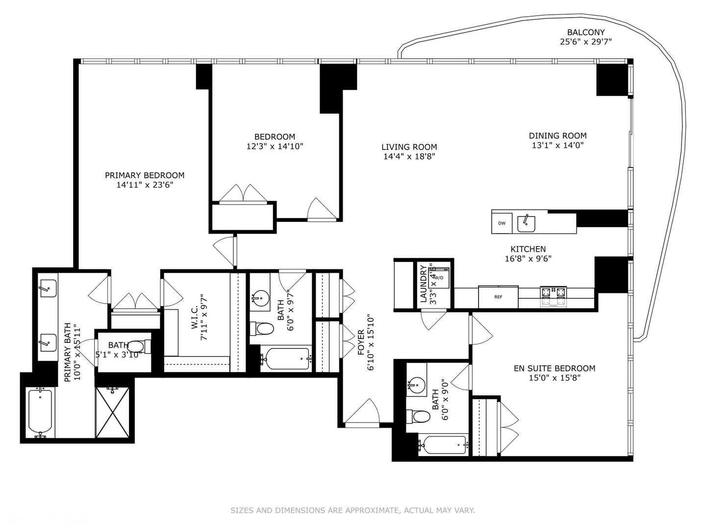 225 N Columbus Drive Unit: 6105