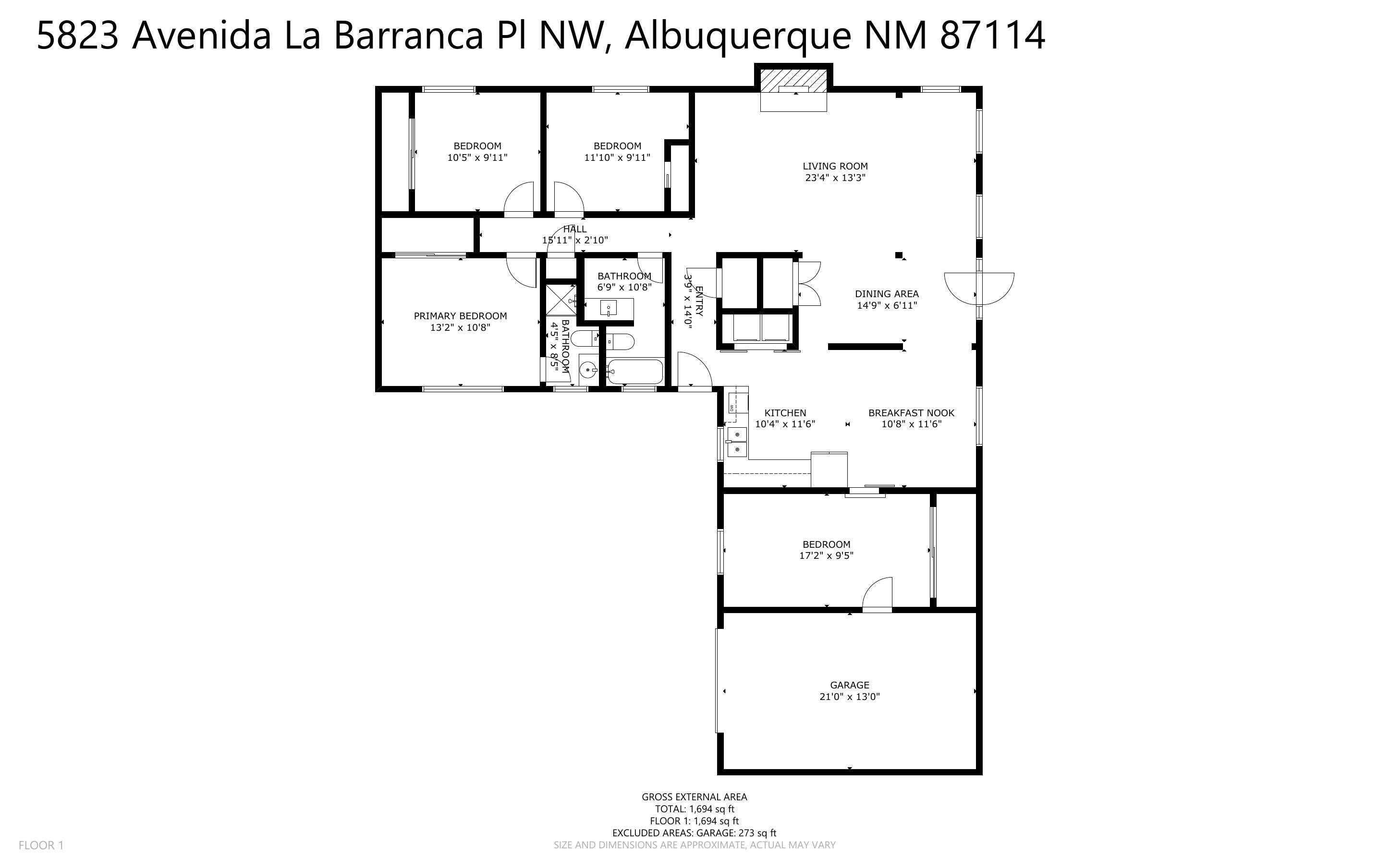 5823 AVENIDA LA BARRANCA Place NW