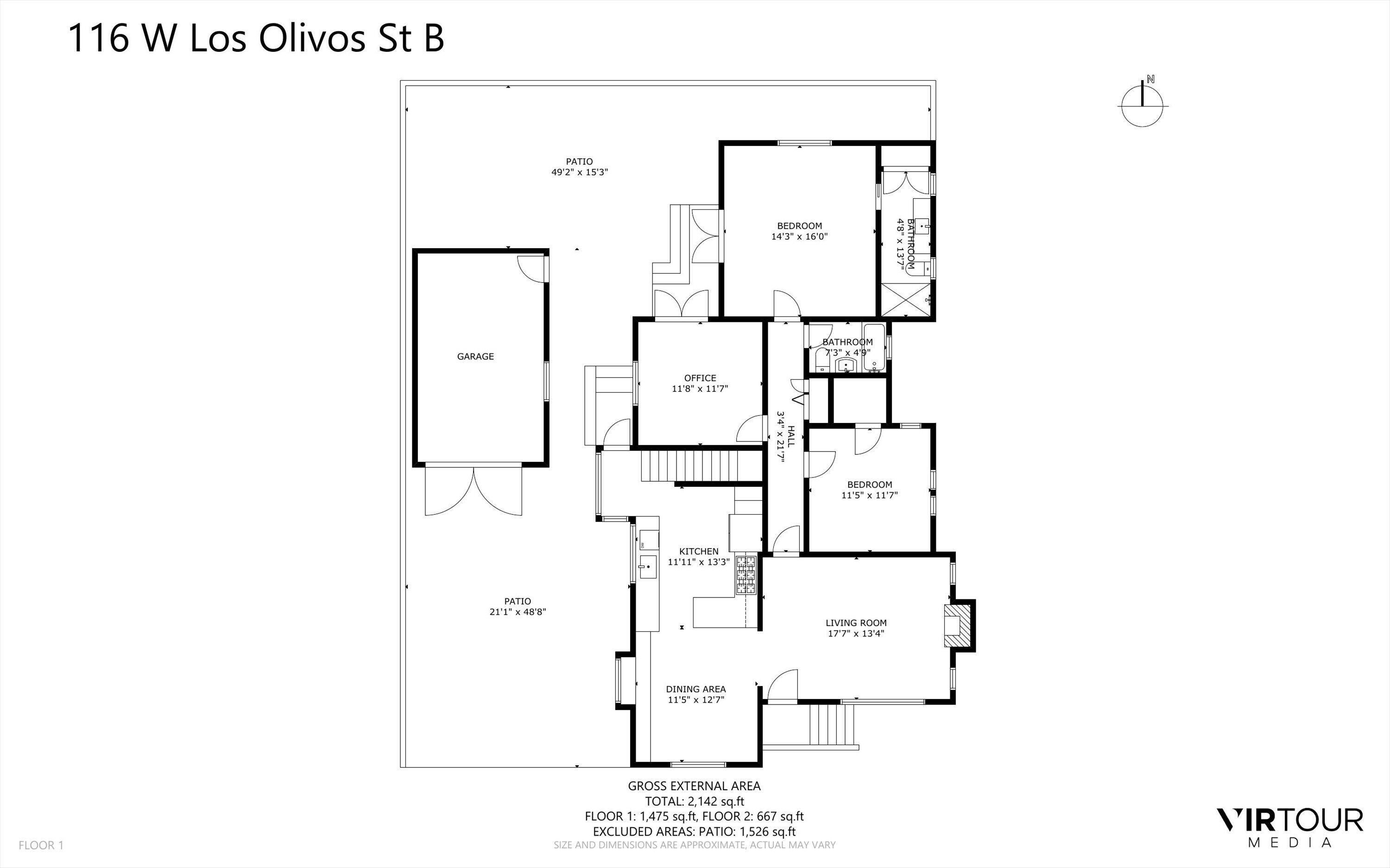 116 W Los Olivos Street