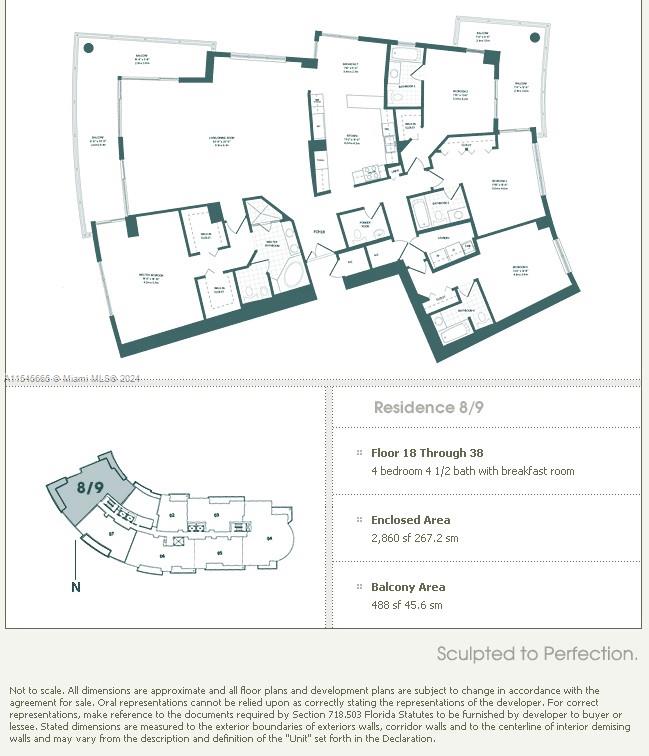 901 Brickell Key Blvd # 3308