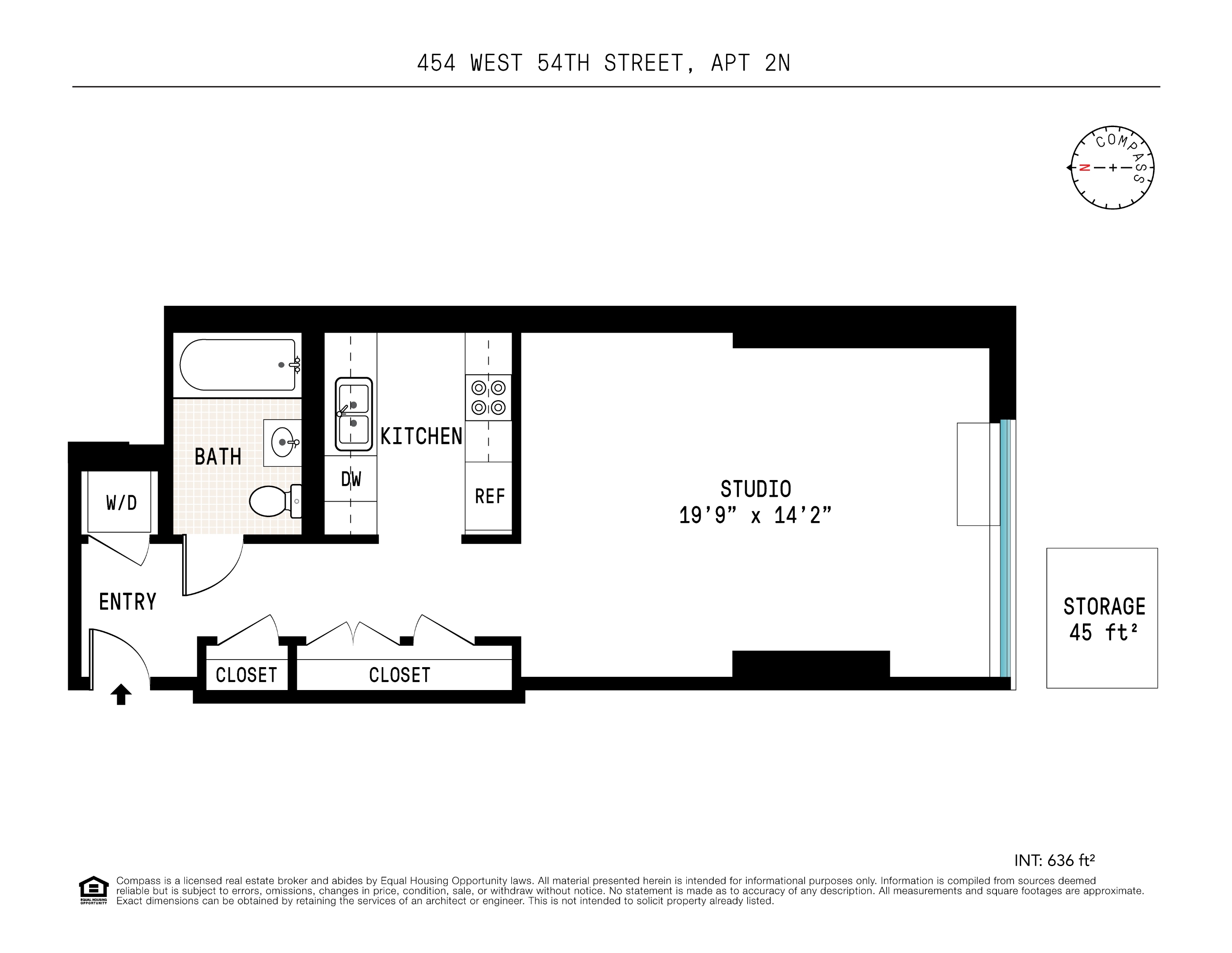454 W 54th Street 2N
