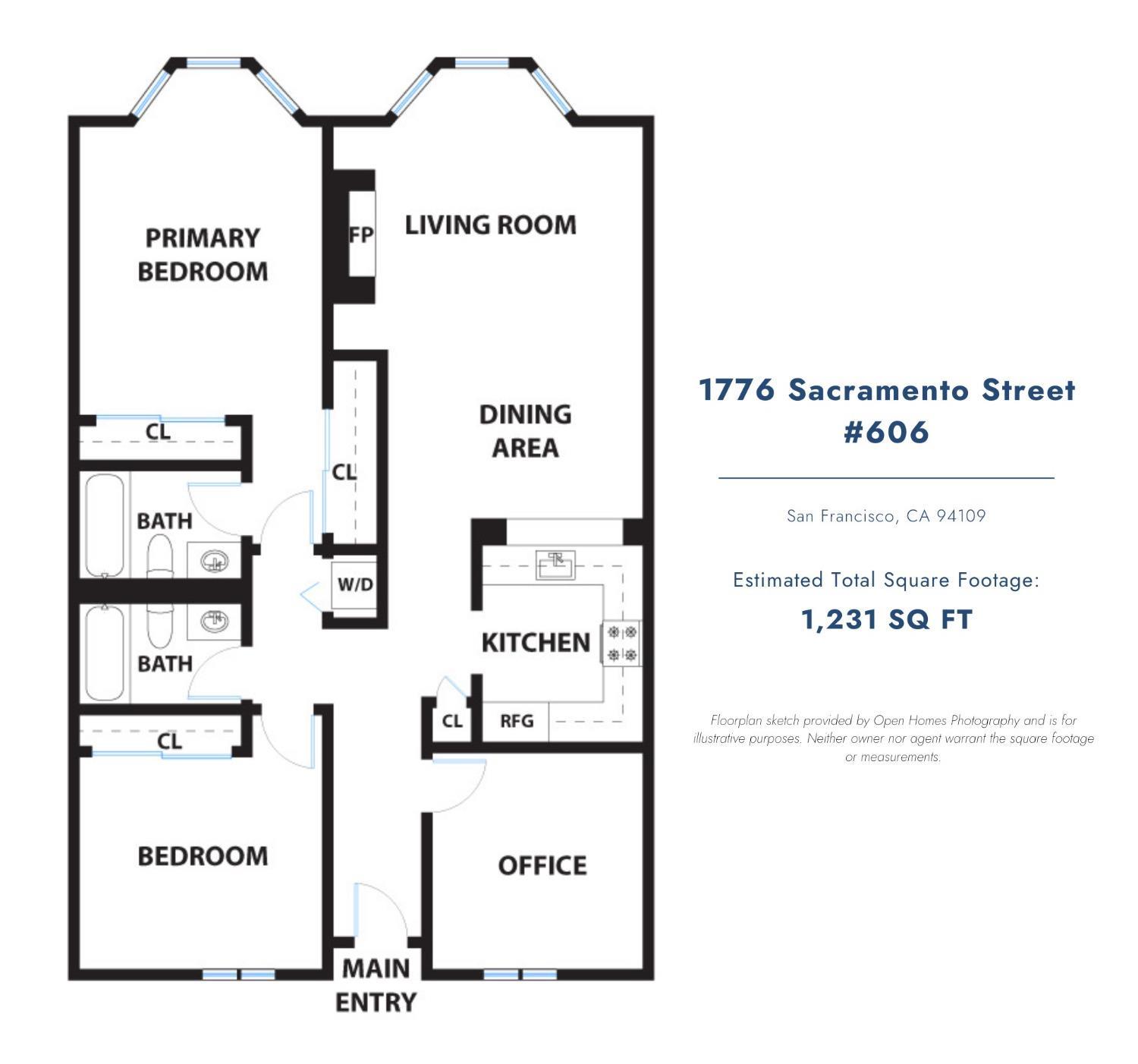 1776 Sacramento Street Unit: 606
