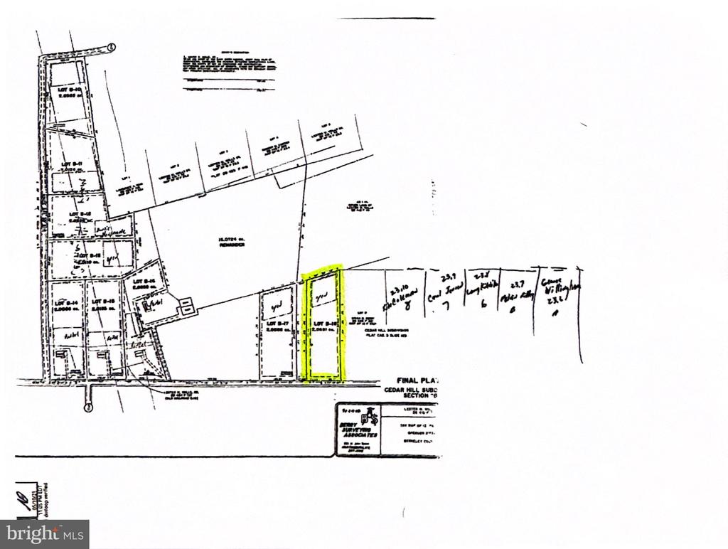 Lot B18 CEDAR LANE