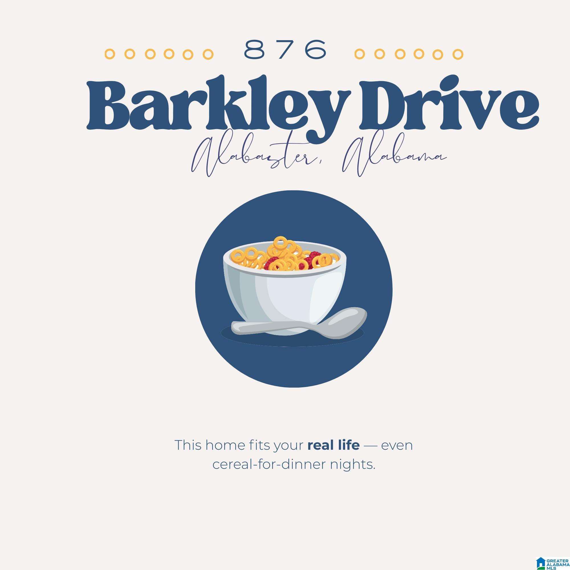 876 BARKLEY DRIVE