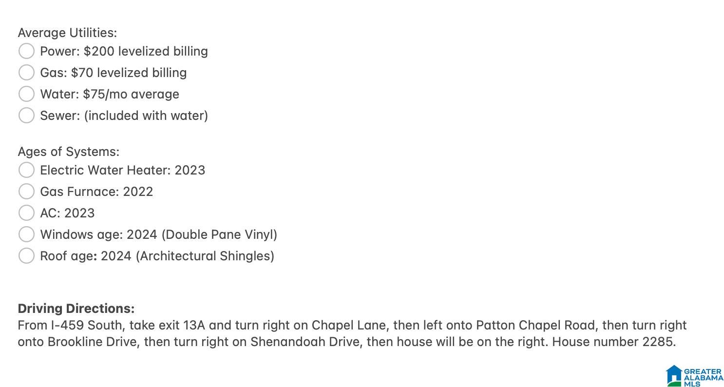 2295 WOODCREEK DRIVE