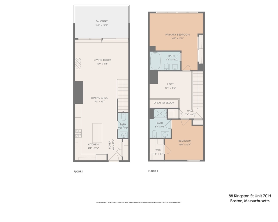 88 Kingston Street # 7C Unit: PH-7C