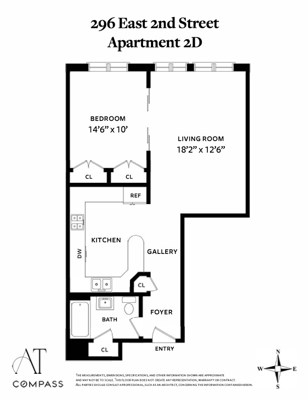 296 E 2nd Street 2D