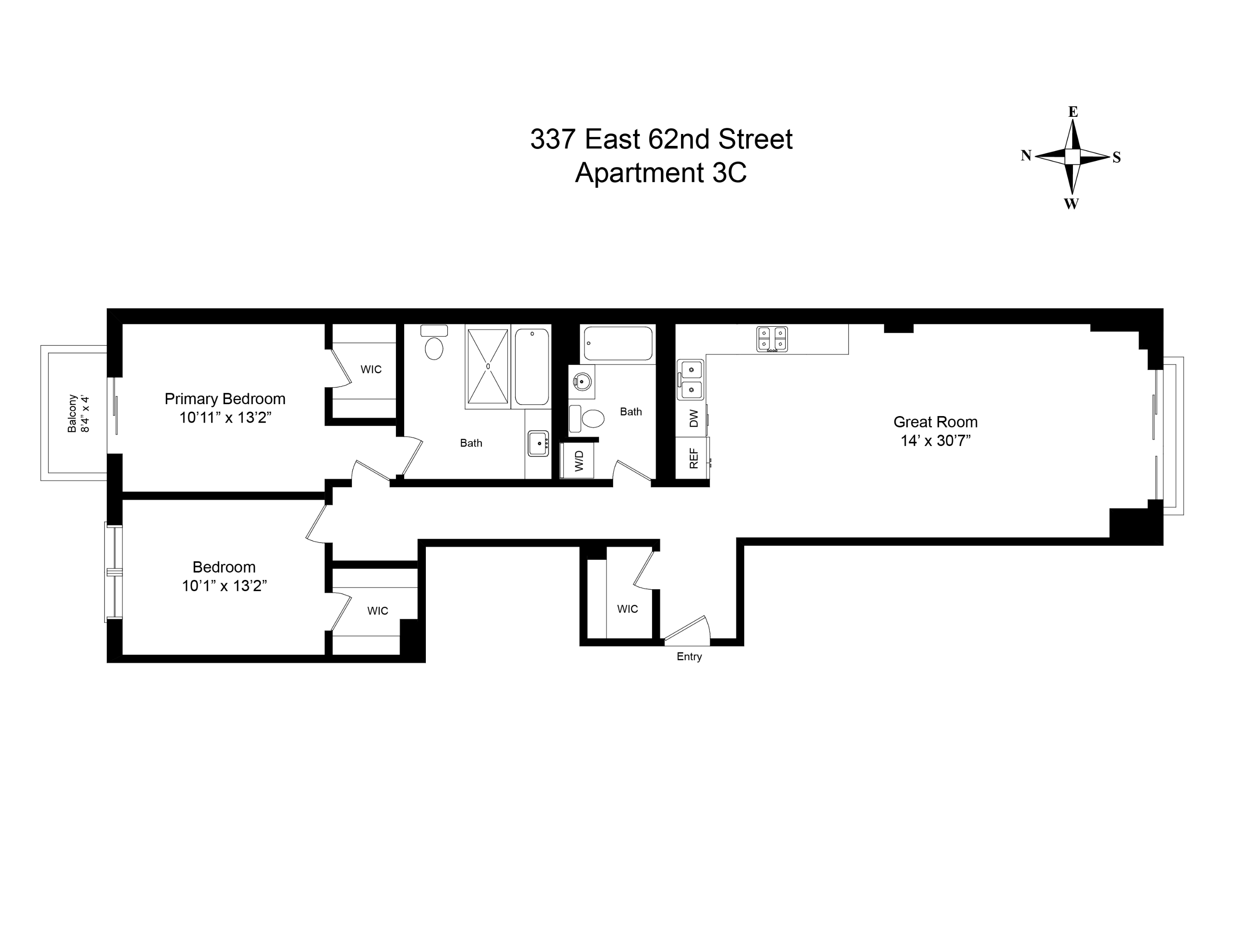 337 E 62nd Street 3C