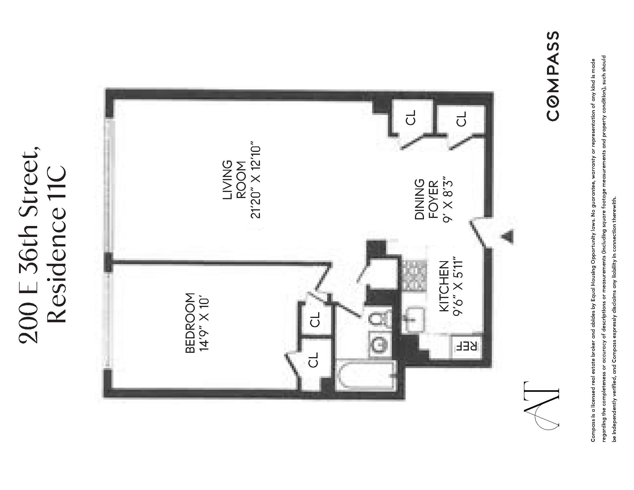 200 E 36th Street 11C