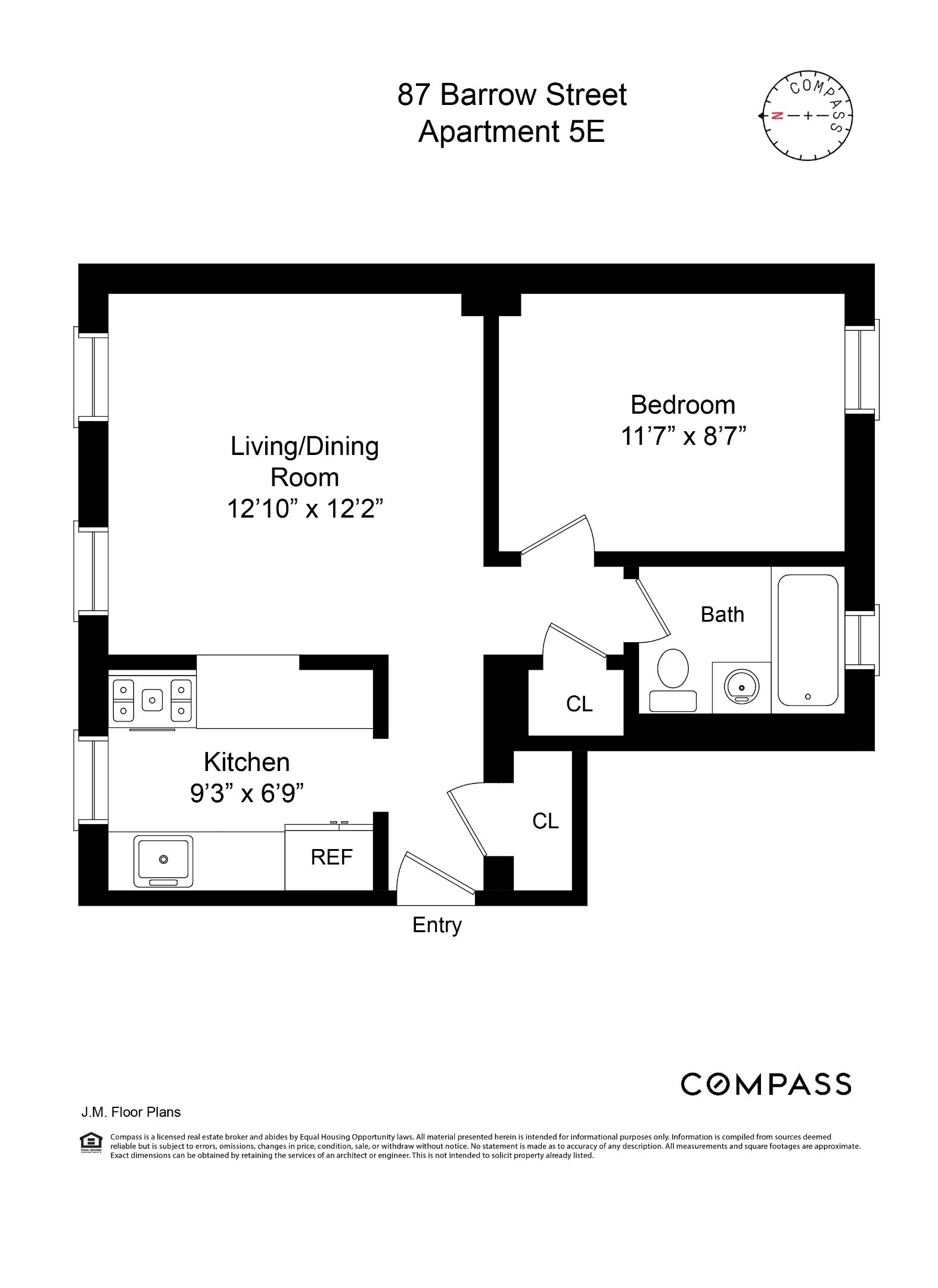 87 Barrow Street 5E