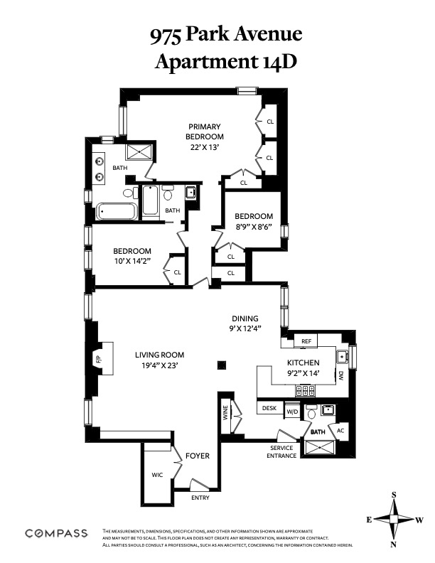 975 Park Avenue 14D