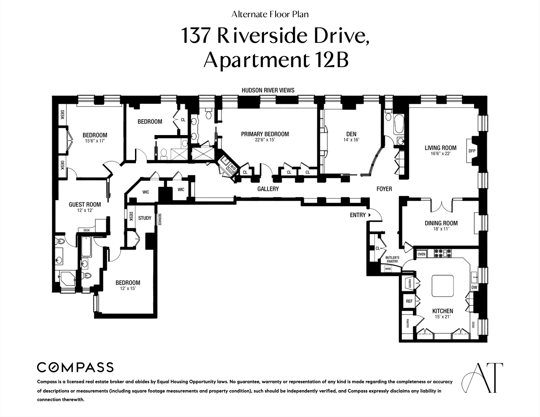 137 Riverside Drive 12B