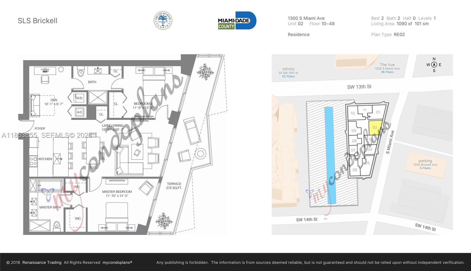 1300 S Miami Ave Unit: 1602