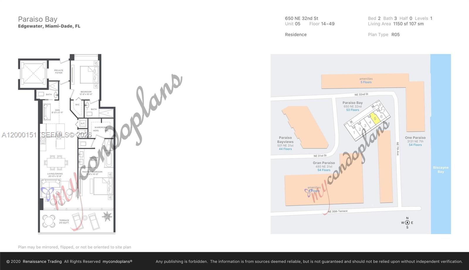650 NE 32 street # 1805