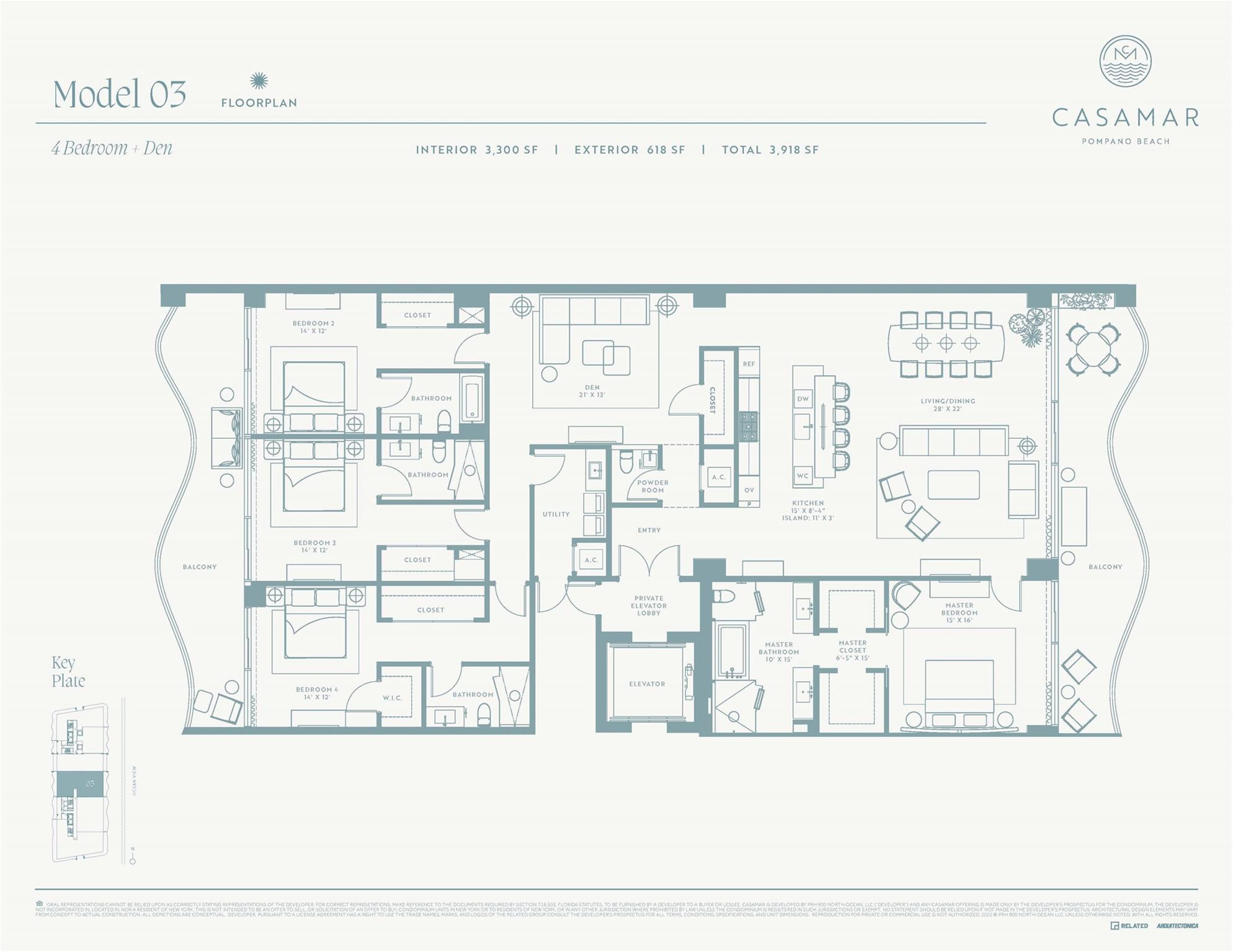 900 N Ocean Boulevard 1603