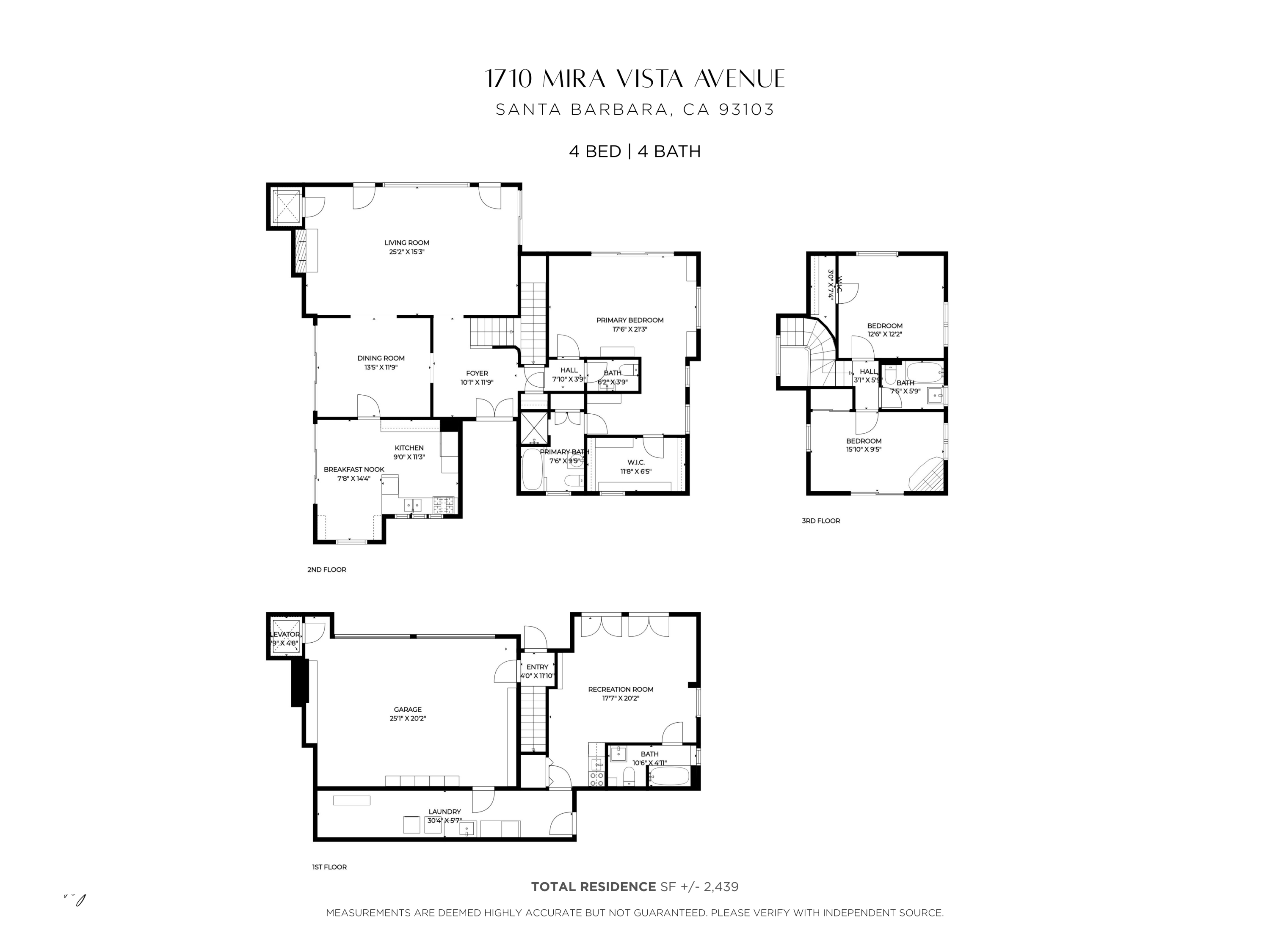 1710 Mira Vista Avenue