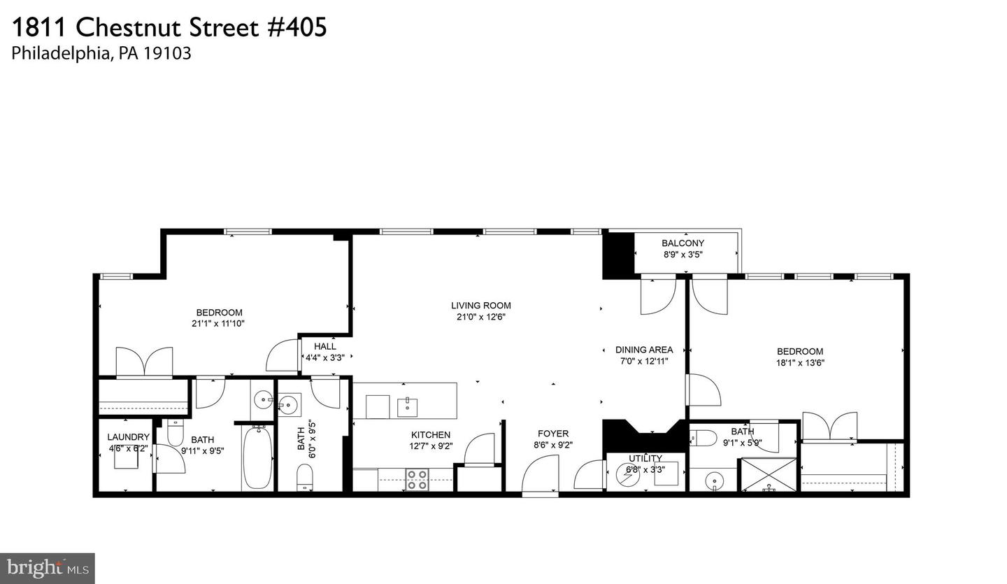 1811 Chestnut St #405