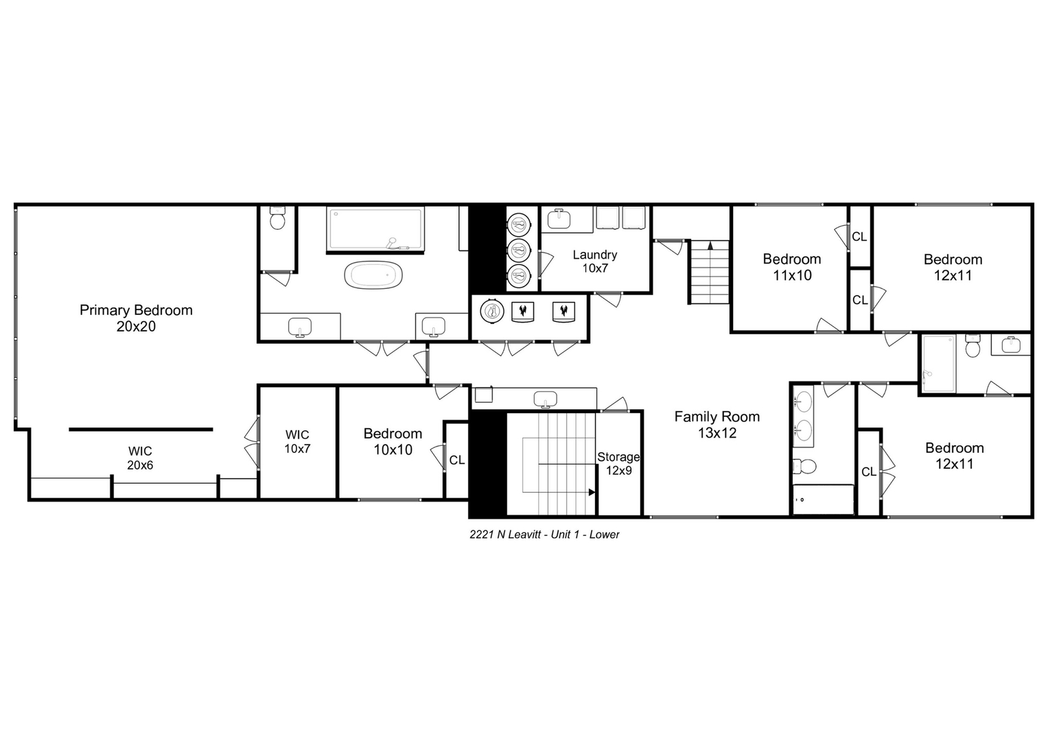 2221 N Leavitt Street Unit: 1