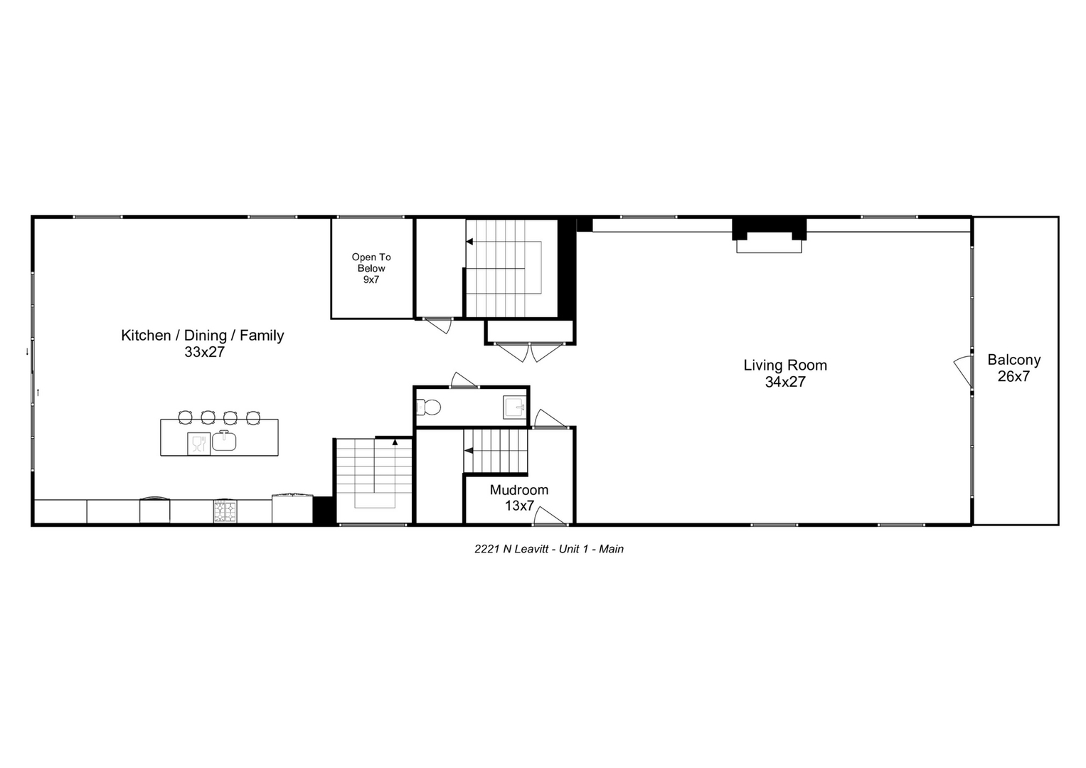2221 N Leavitt Street Unit: 1