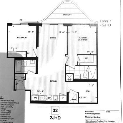 #1032 - 155 Merchants' Wharf, Toronto Unit: 1032
