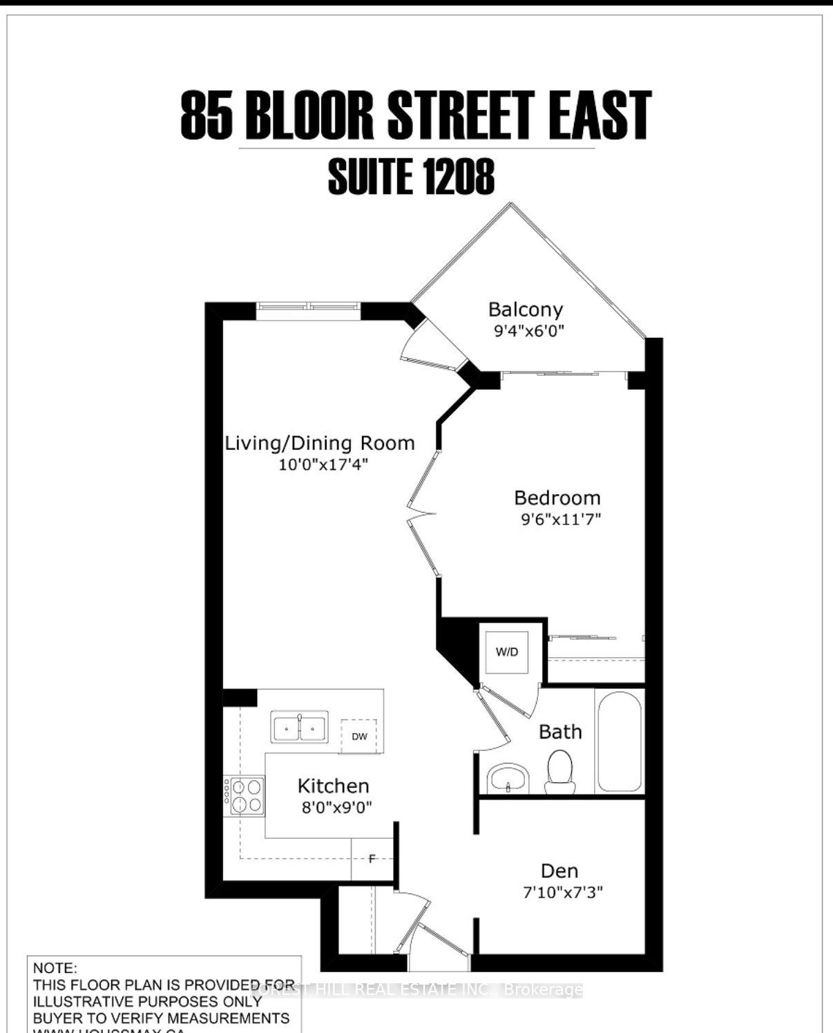 85 Bloor Street E 1808, Toronto C08, ON M4W 3Y1