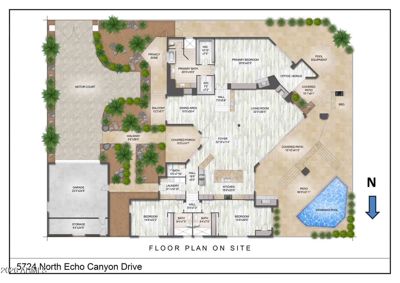 5724 N ECHO CANYON Drive