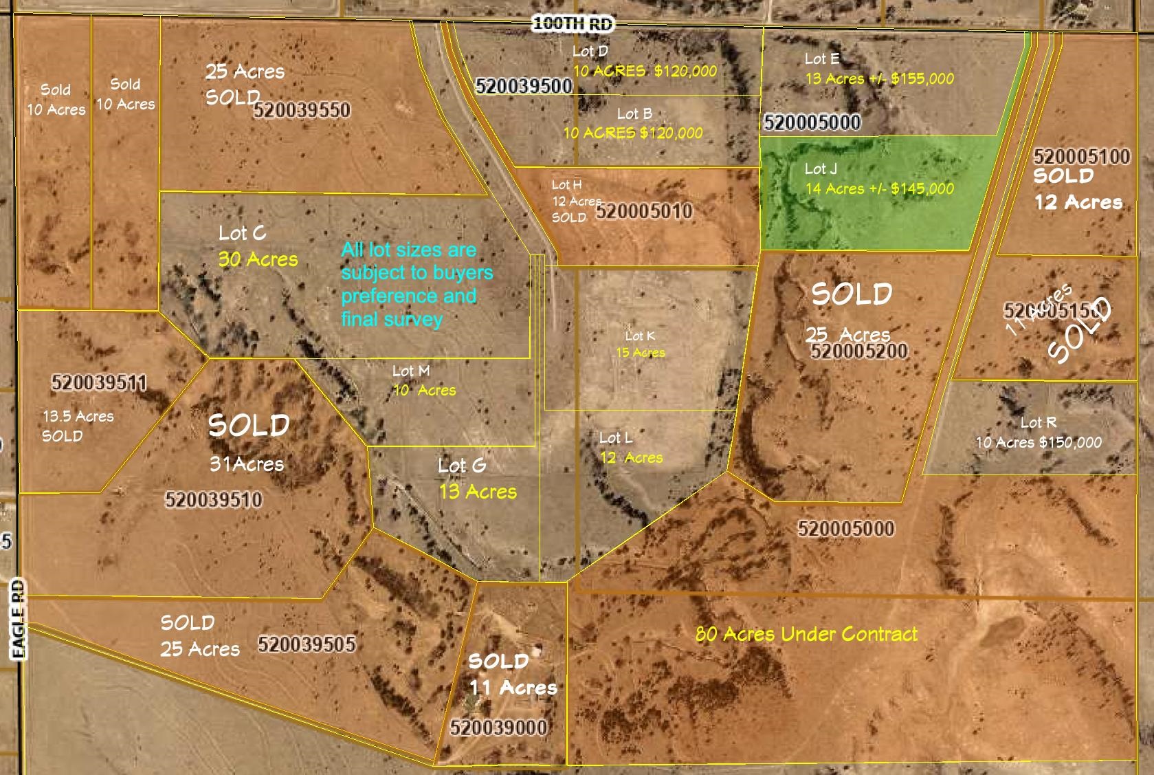 Lot J 15 Acres Eagle Ridge