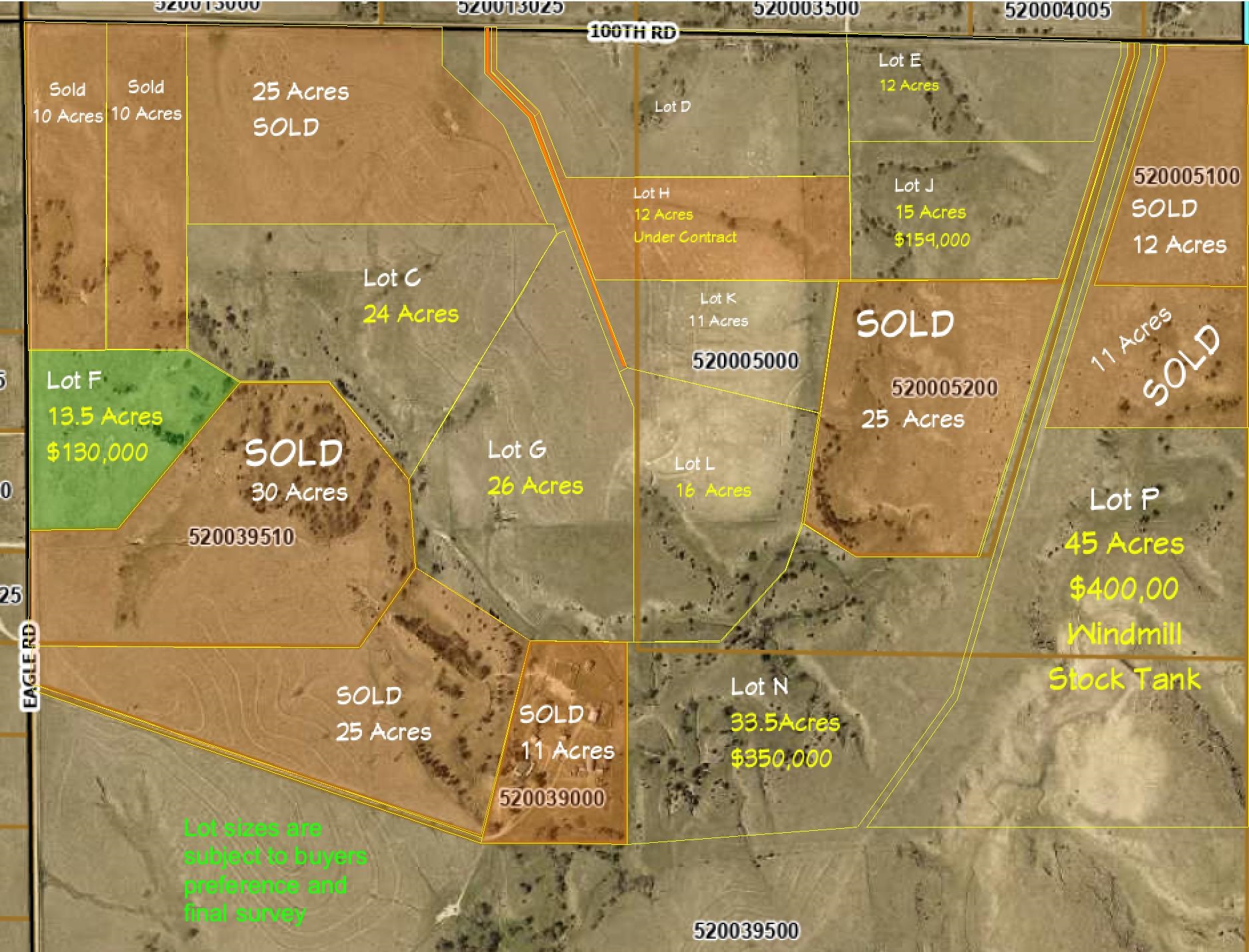 Lot F 13.5 Acres