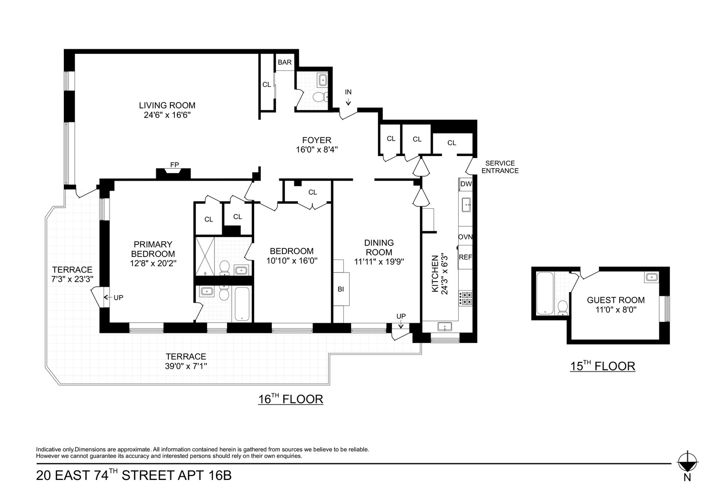 20 E 74TH Street 16B