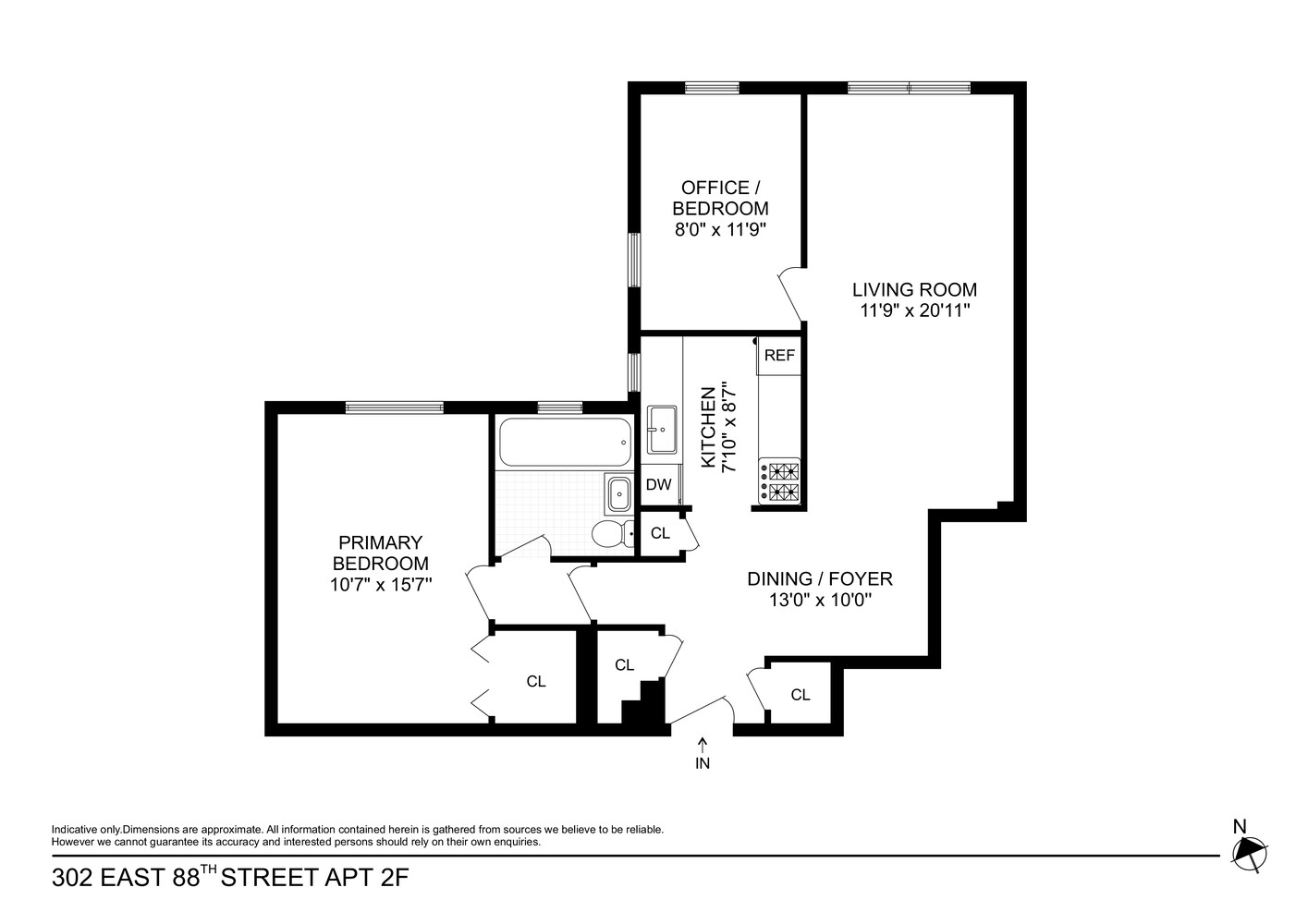 302 E 88TH Street 2F