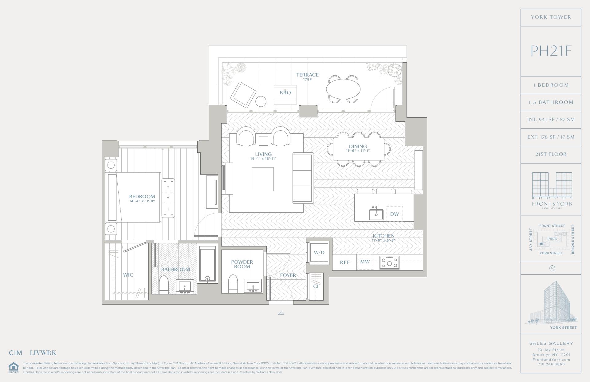 115 York Street PH-21F