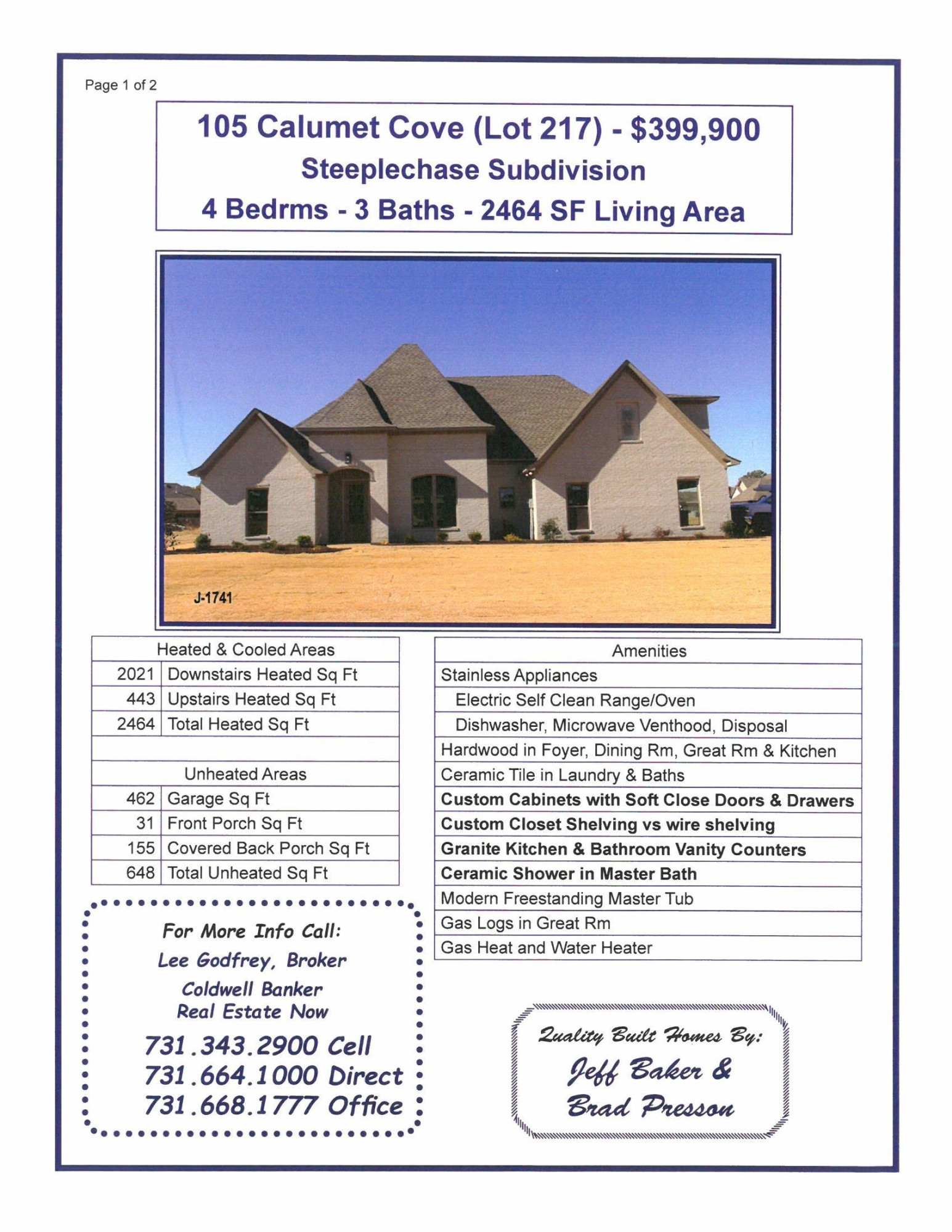 105 Calumet Cove (Lot 217)