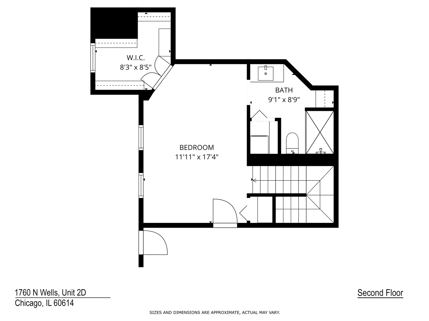1760 N WELLS Street Unit: 2D
