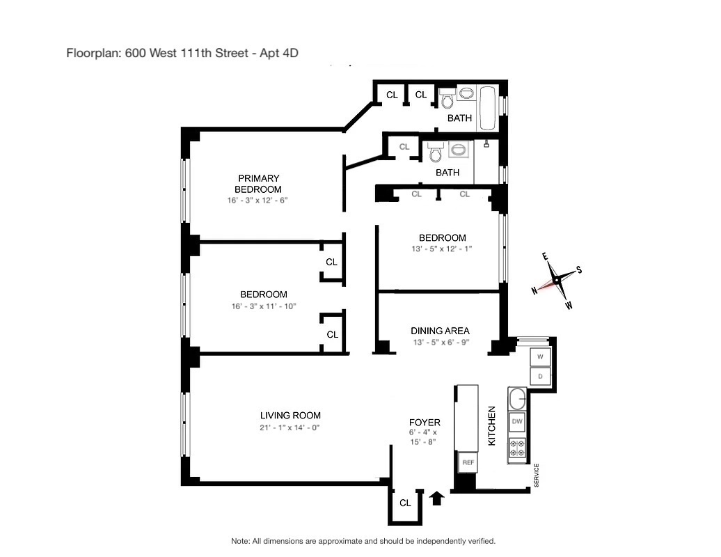 600 W 111th Street 4D