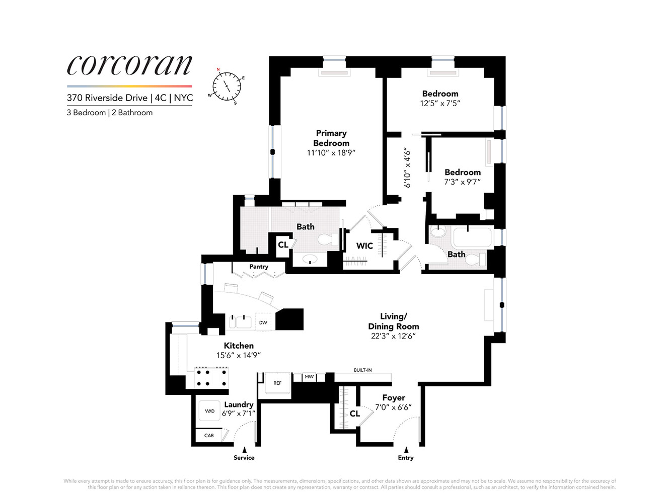 370 RIVERSIDE Drive 4C