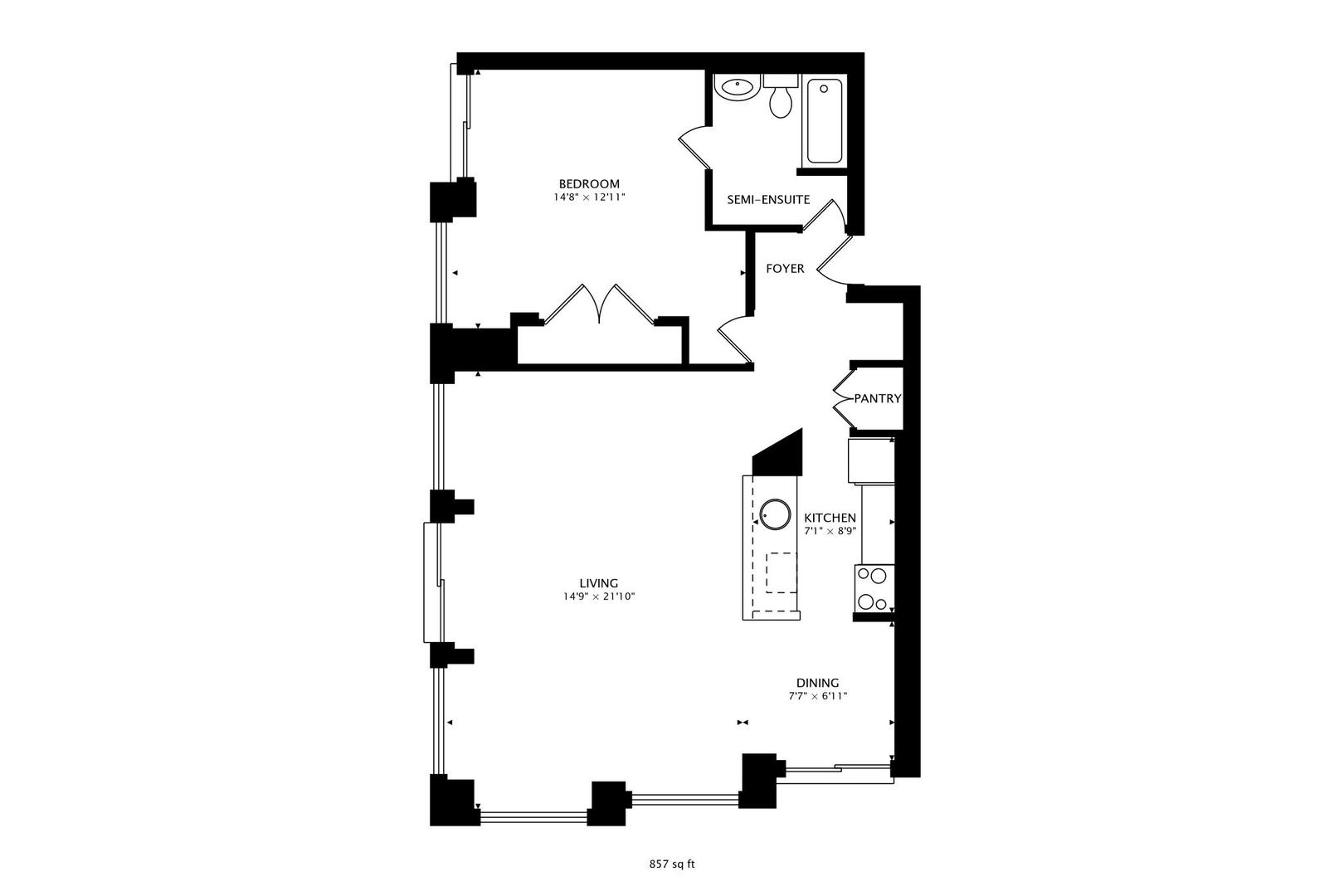 345 W Fullerton Parkway W Unit: 604