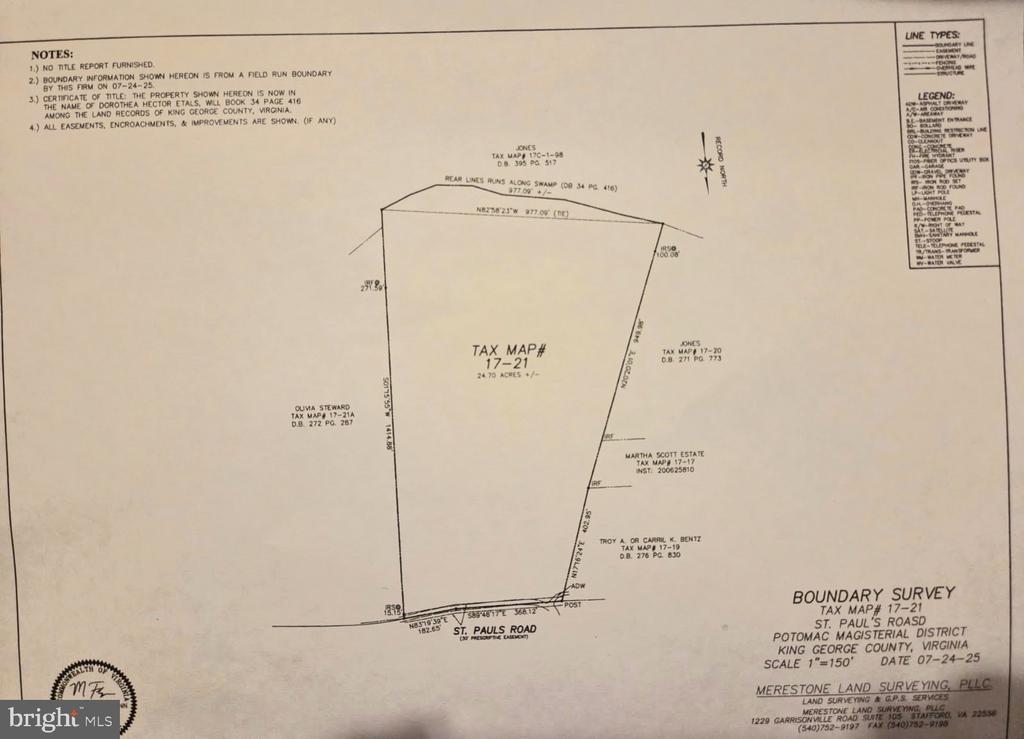 (Tax Map 17-21) SAINT PAUL RD