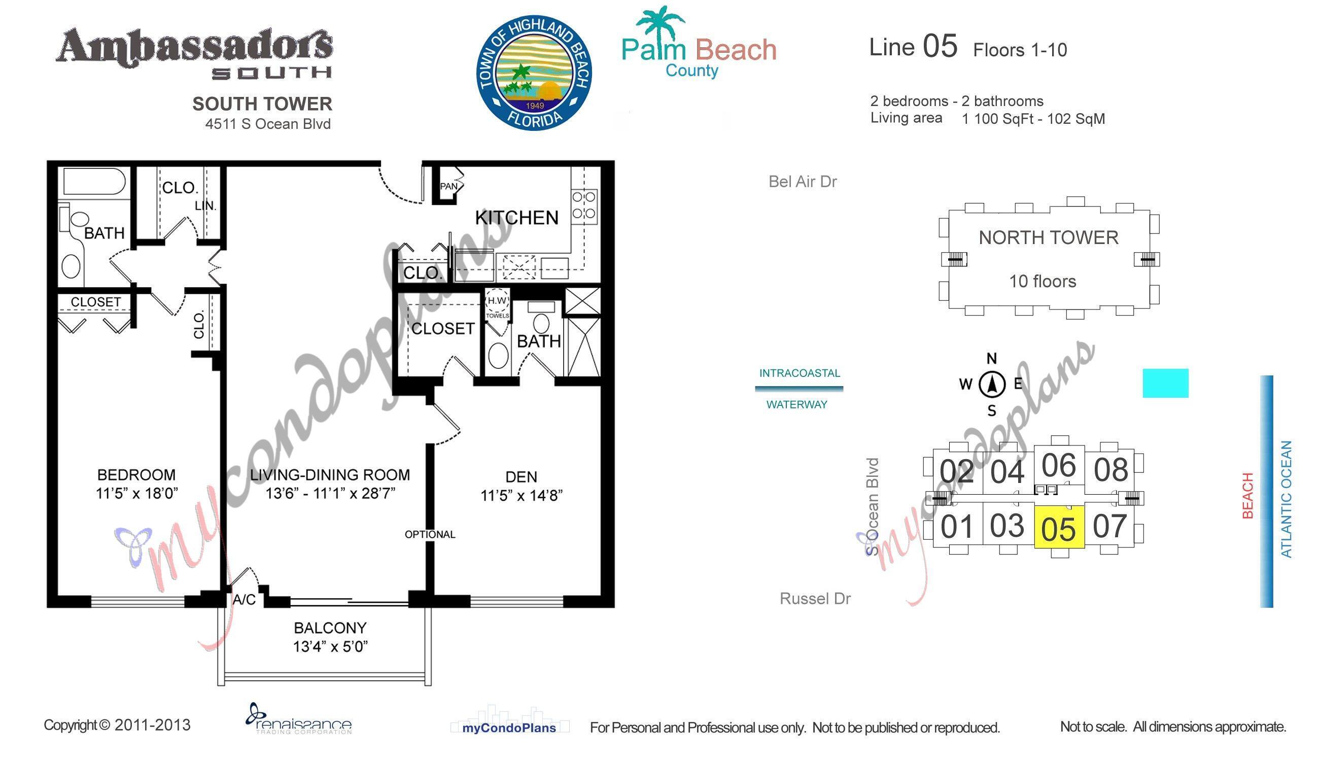4511 S Ocean Boulevard 205