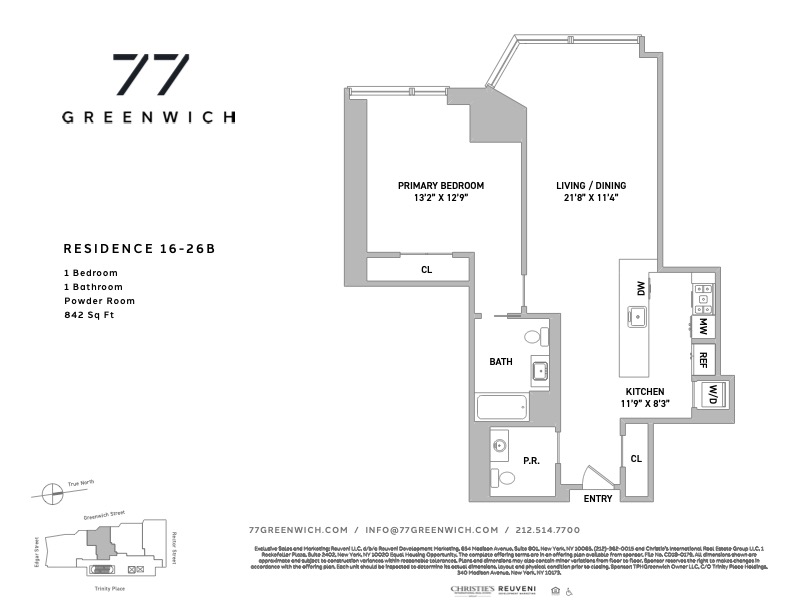 77 GREENWICH Street 25B