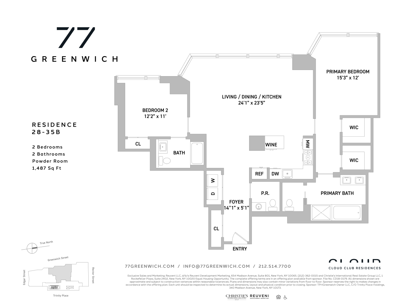 77 GREENWICH Street 32B