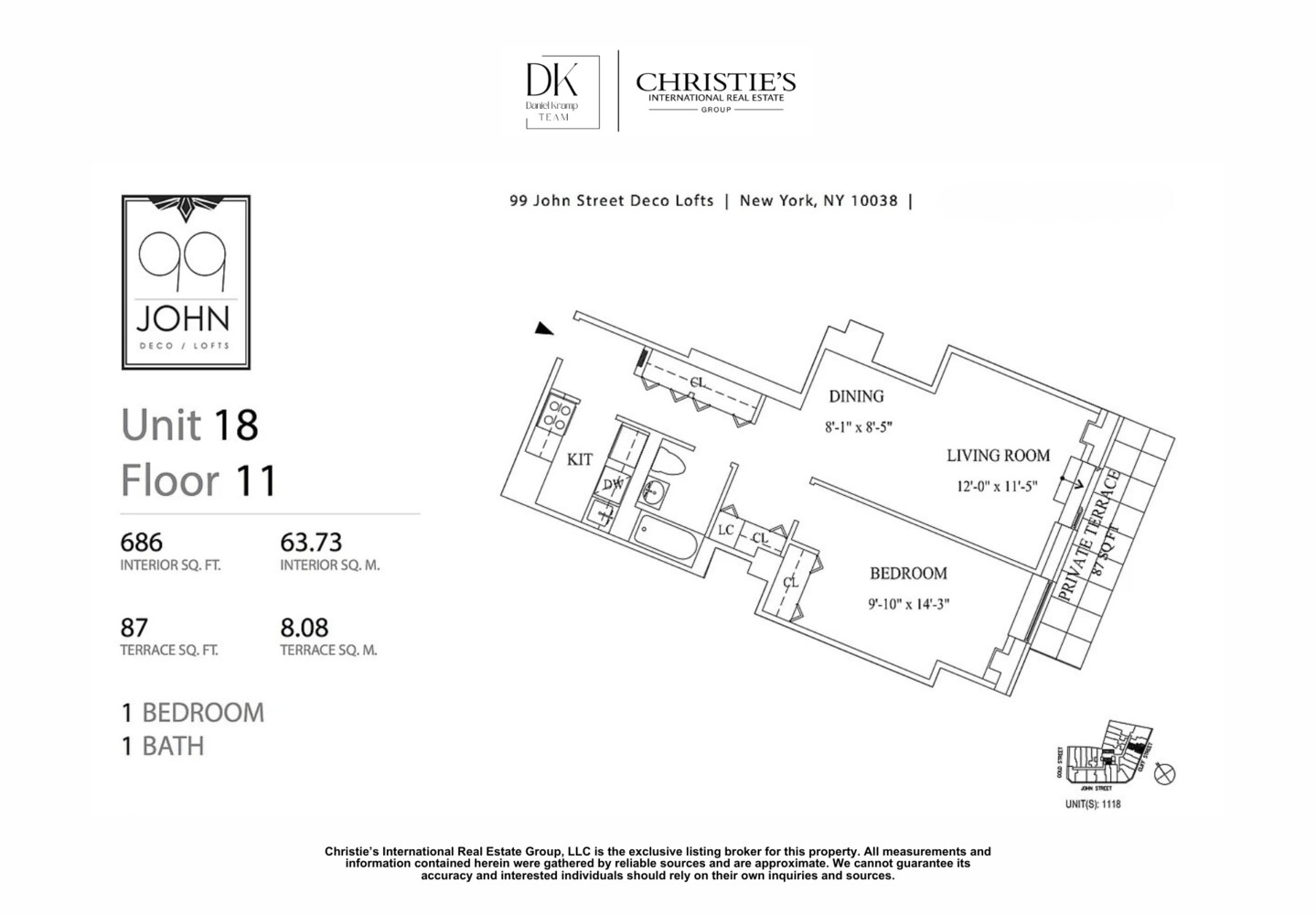99 JOHN Street 1118