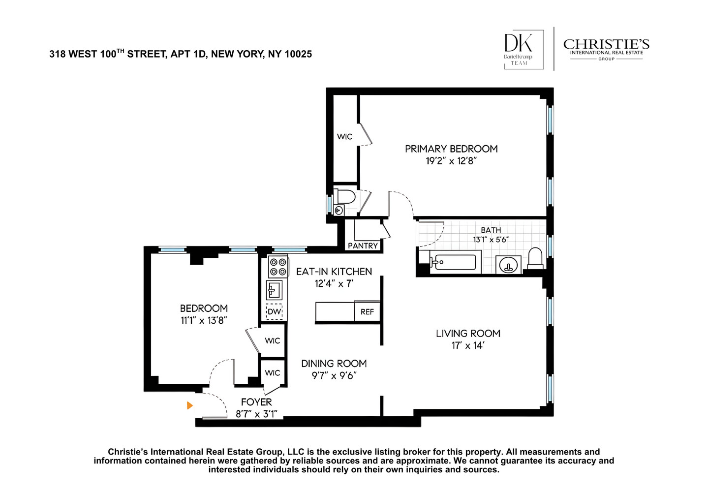 318 W 100TH Street 1D