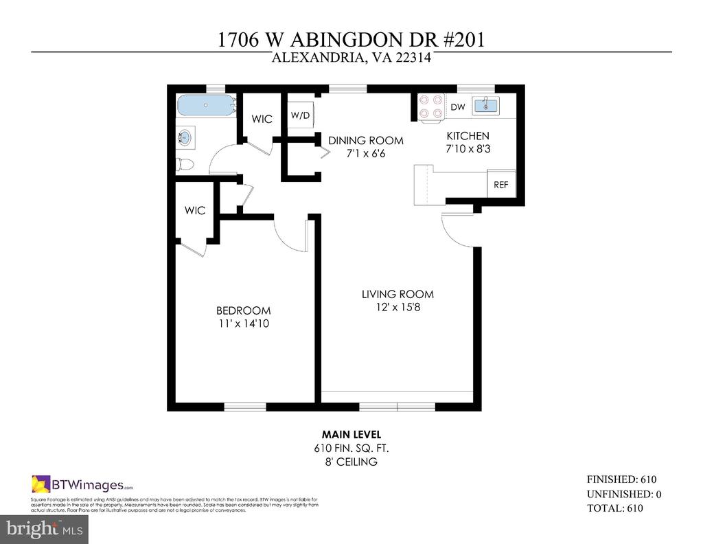 1706 W ABINGDON DRIVE Unit: 201