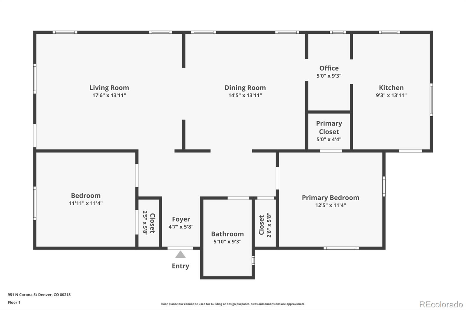 951 N Corona Street Unit: 1