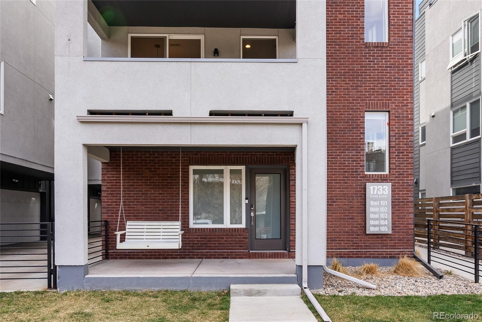 1733 Irving Street Unit: 101