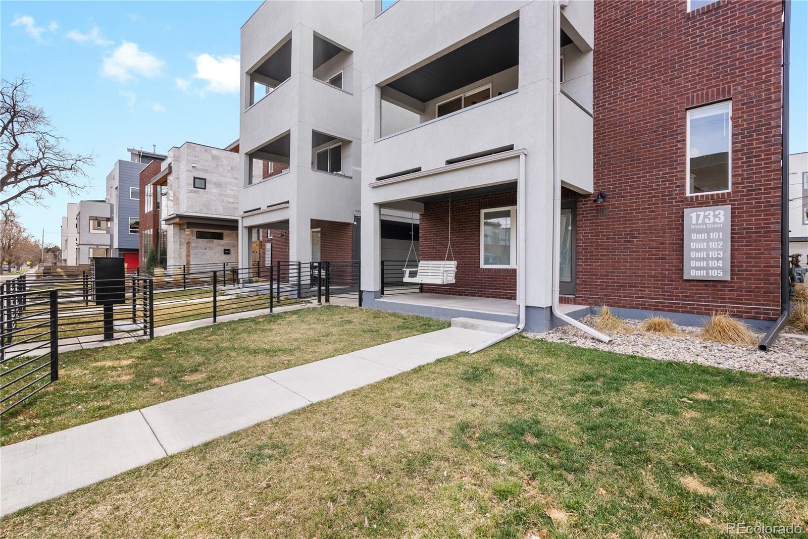 1733 Irving Street Unit: 101