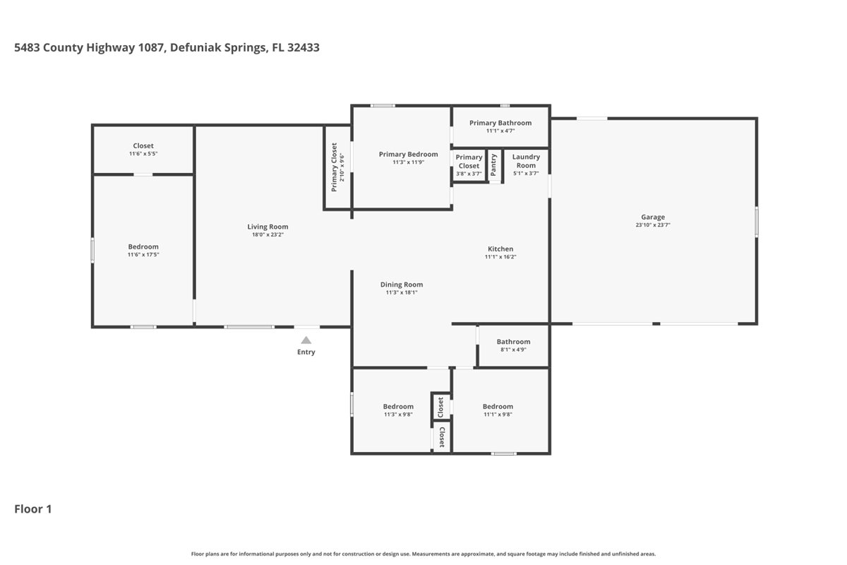 5483 Co Hwy 1087, DeFuniak Springs