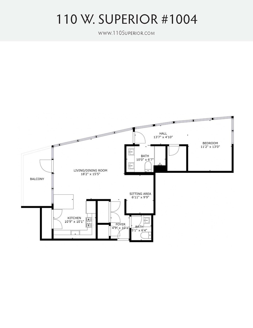 110 W Superior Street Unit: 1004